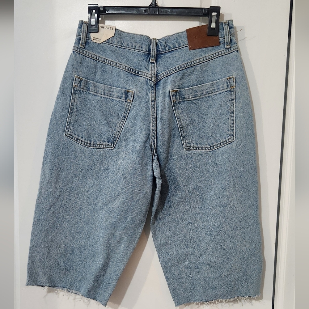Free People We The Free Jam Session Relaxed Capri Light Jeans - Picture 13 of 15